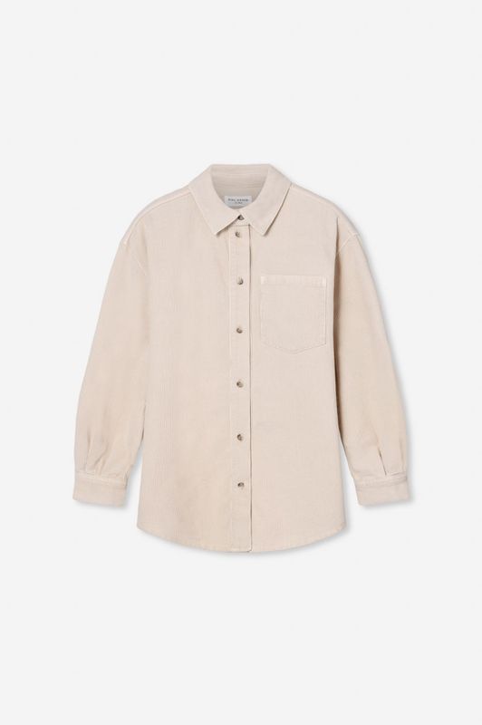 Alex Cord Shirt Greige 