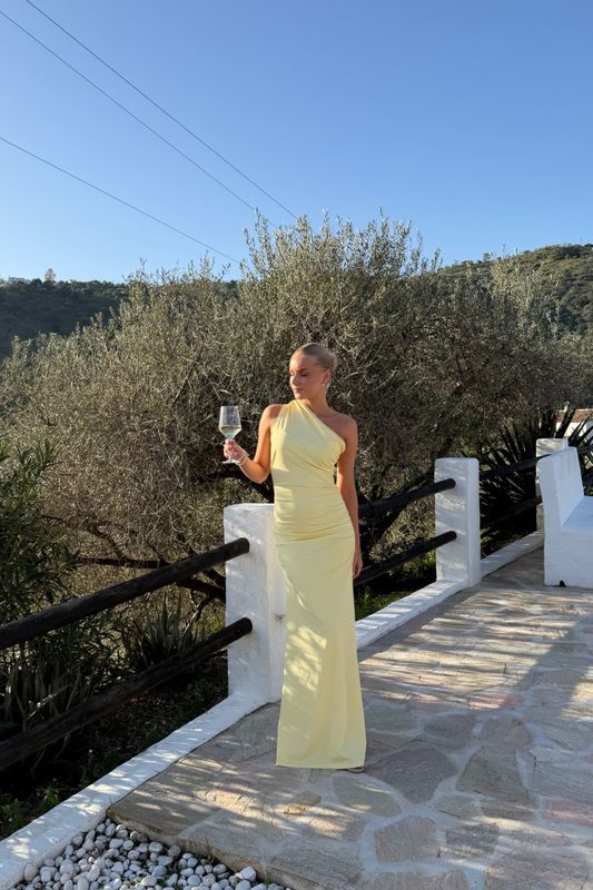 Andreaic Maxi Dress Yellow