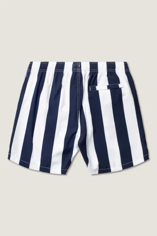 Classic Retro Stripe Navy/White 