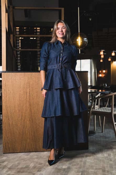 Hovedbilde Denim Shirt Dress Dark Blue 