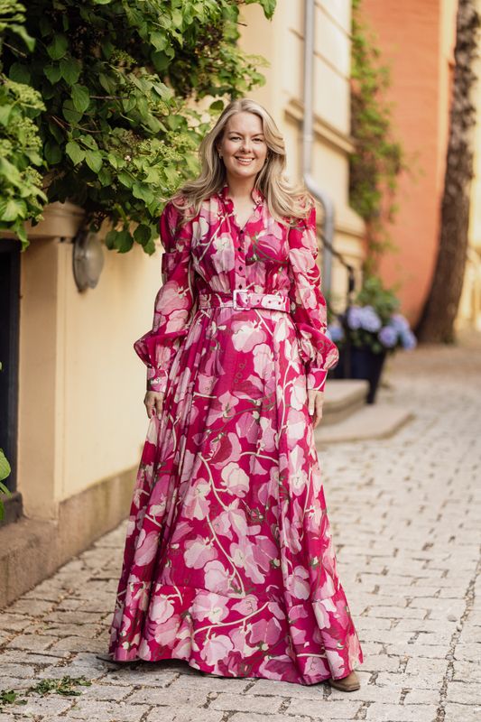 Viscose Belt Dress Amour 