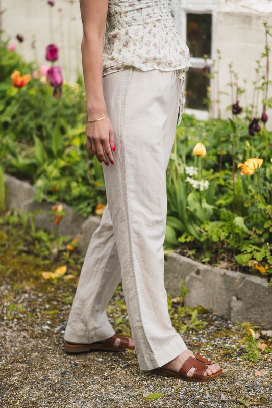 Sonar Linen Pants Sand 