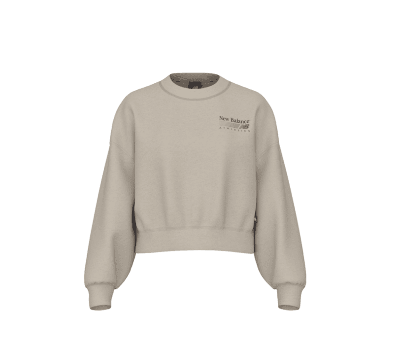 Trackside Fleece Crew Linen Heather 